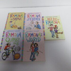 Romana Book Lot Of 5 Children Paperback Books By Beverly Clearly